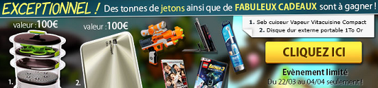 Gagnez des cadeaux sur ce jeu événement Gooprize